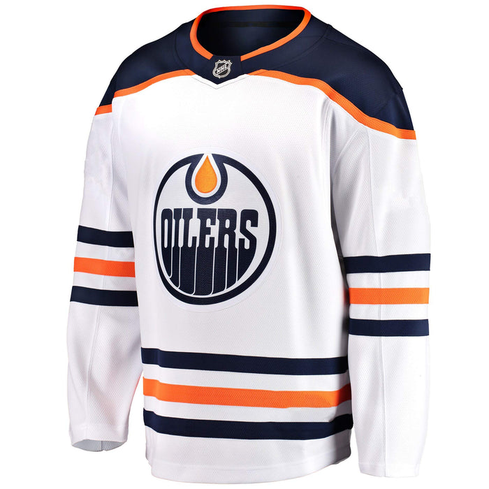 NHL Kids Youth 4-20 Blank Home Alternate Away Premier Team Jersey (Edmonton Oilers Alternate Navy, 4-7)