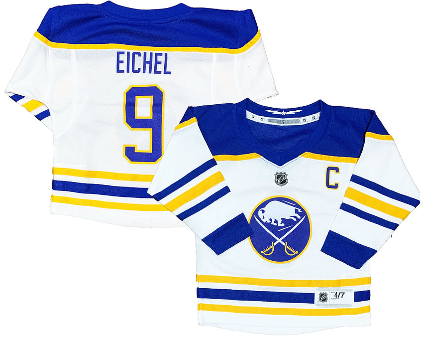 Jack Eichel Buffalo Sabres #9 White Kids 4-20 Replica Away Player Jersey (14-20)