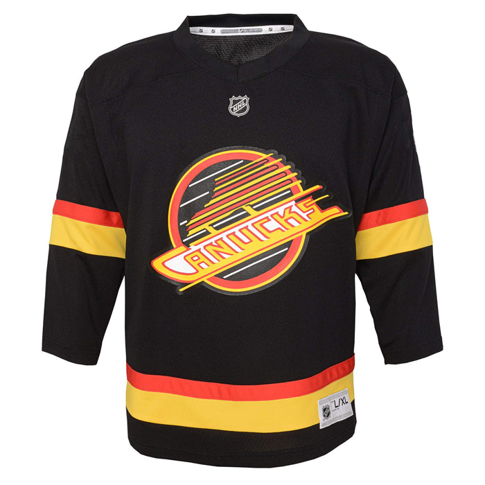 Outerstuff Elias Petterson Vancouver Canucks Black #40 Toddler Flying Skate Replica Jersey (2T-4T)