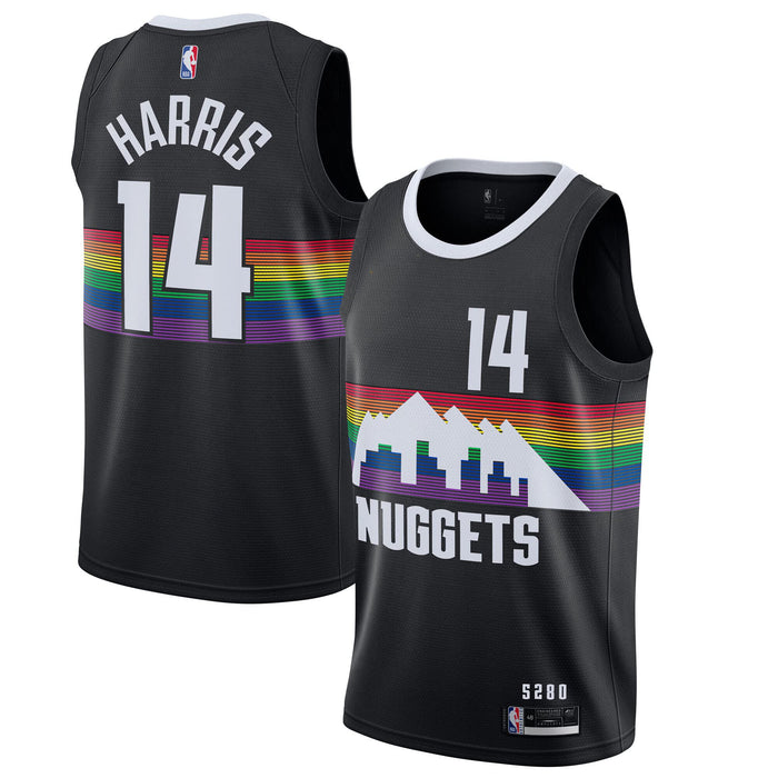 Outerstuff Gary Harris Denver Nuggets #14 Youth 8-20 Black City Edition Swingman Jersey (10-12)