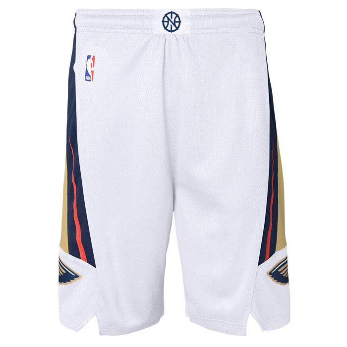 New Orleans Pelicans Youth 8-20 Official Swingman Dri-Tek Performance Shorts (Youth - Small, New Orleans Pelicans Navy Icon Edition Shorts)