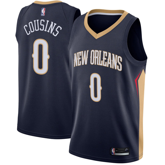 Demarcus Cousins New Orleans Pelicans #0 Infants Toddler Navy Icon Edition Jersey (12 Months)