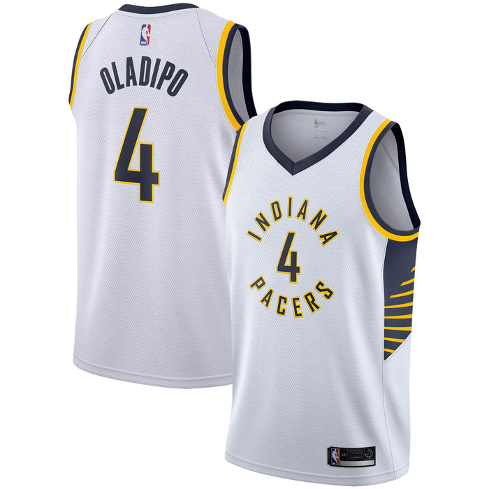 Victor Oladipo Indiana Pacers #4 Official Youth 8-20 Swingman Jersey (Youth - Medium, Victor Oladipo Indiana Pacers White Hardwood Classic)