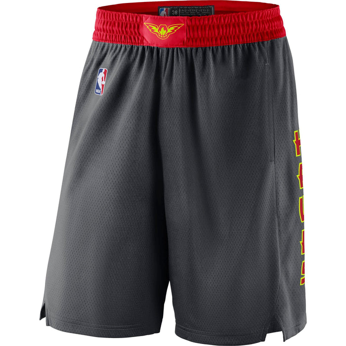 Atlanta Hawks Youth 8-20 Gray Icon Edition Swingman Shorts (8)