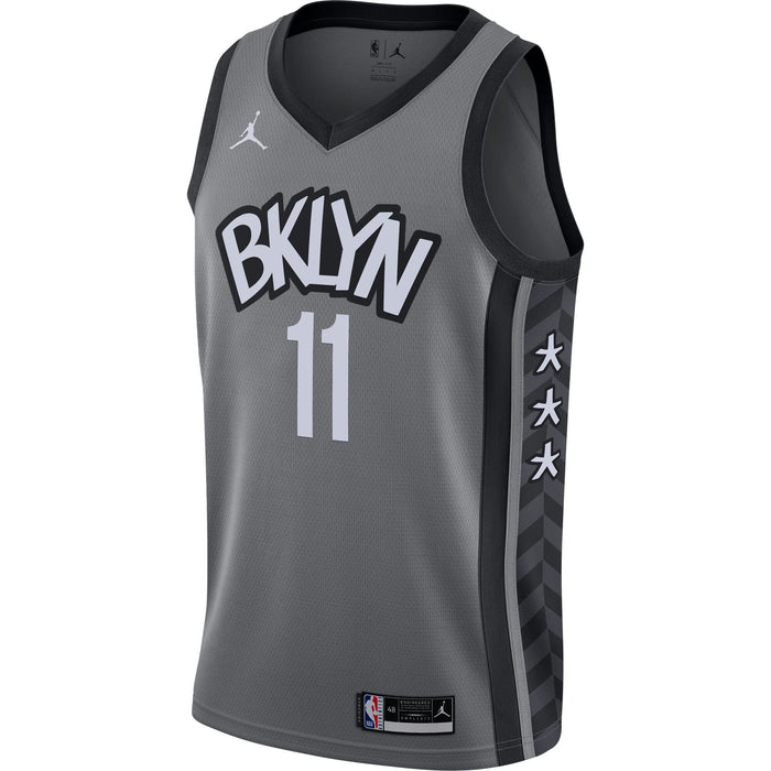 Outerstuff Kyrie Irving Brooklyn Nets #11 Gray Kids 4-7 Statement Edition Jersey (4)