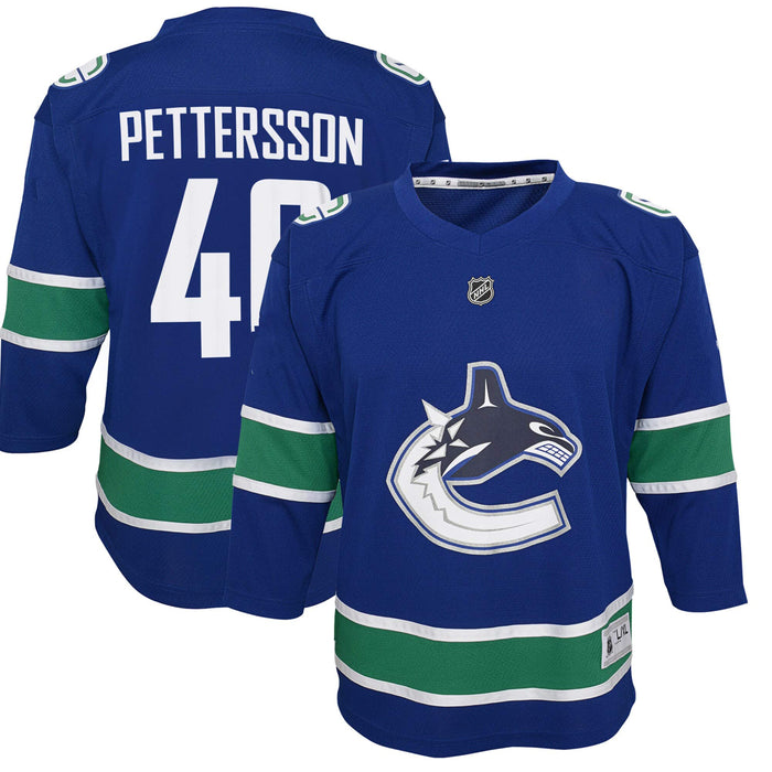 Outerstuff Elias Pettersson Vancouver Canucks Blue #40 Infants Toddler Home Replica Jersey (2T-4T)