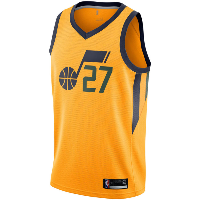 Outerstuff Rudy Gobert Utah Jazz #27 Youth 8-20 Yellow Statement Edition Swingman Jersey (8)