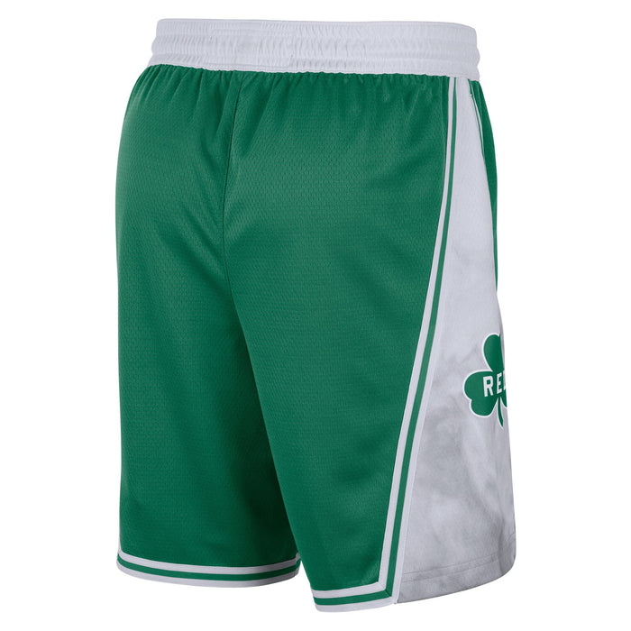 NBA Youth 8-20 Official 2021-22 City Edition Swingman Performance Shorts (8, Boston Celtics Green)