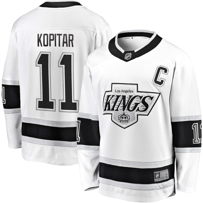 Outerstuff Anze Kopitar Los Angeles Kings #11 White Youth 8-20 Premier Heritage Jersey (4-7)