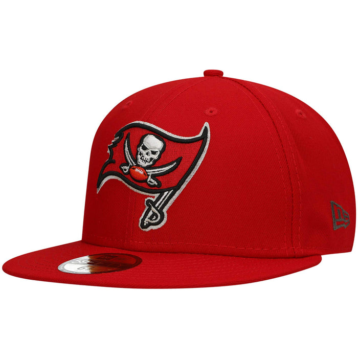New Era Men's Red Tampa Bay Buccaneers Team Basic 59FIFTY Fitted Hat