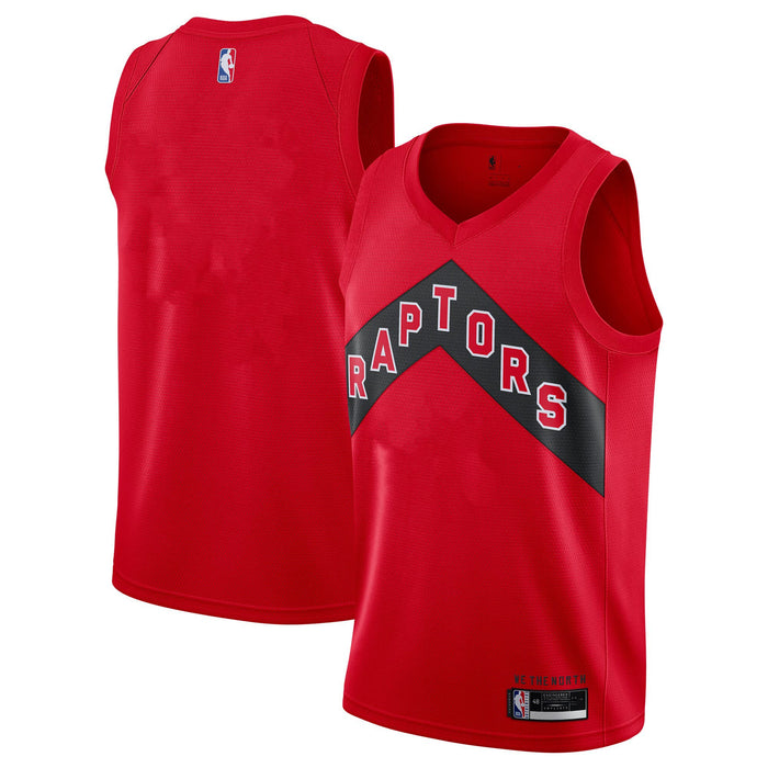 Toronto Raptors Blank Red Infants Kids 4-7 2020/21 Icon Edition Jersey (4)