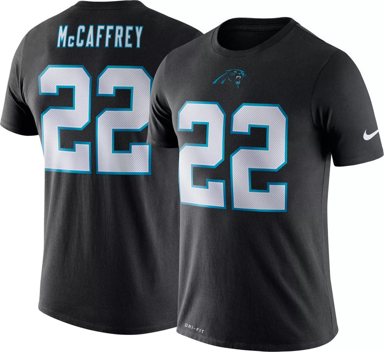 Christian McCaffrey Carolina Panthers #22 Black Toddler Pride Name and Number T-Shirt (3T)