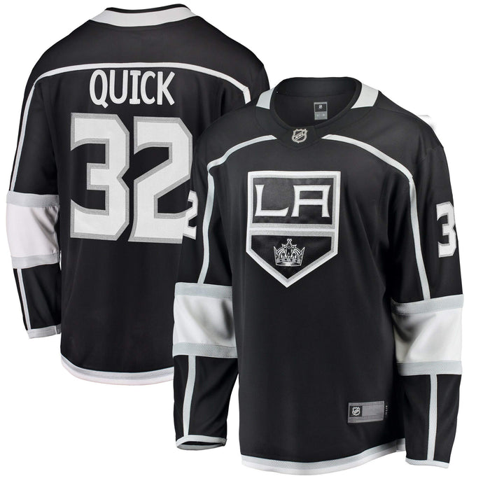 Outerstuff Jonathan Quick Los Angeles Kings #32 Black Youth 8-20 Premier Home Jersey (8-12)