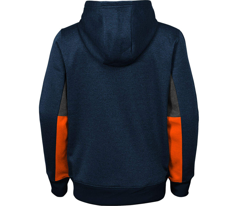 Outerstuff NFL Kids Youth 8-20 Team Color Status Pullover Sweatshirt Hoodie (Chicago Bears Navy, 4)