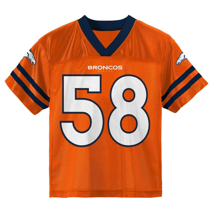 Von Miller Denver Broncos #58 Orange Youth Home Player Jersey (X-Large 18/20)