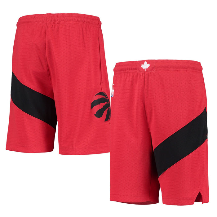 Toronto Raptors Red Youth 8-20 Icon Edition Performance Swingman Shorts (8)