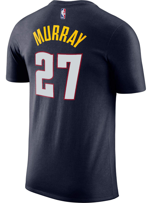 Outerstuff NBA Youth Performance Game Time Team Color Player Name and Number Jersey T-Shirt (Jamal Murray Denver Nuggets Navy, Large 14/16)