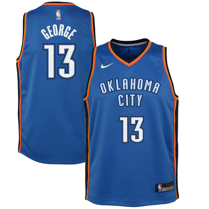 Paul George Oklahoma City Thunder #13 Blue Infants Icon Edition Jersey (12 Months)