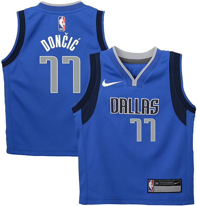 Outerstuff Luka Doncic Dallas Mavericks Infants Toddler Blue Infants Icon Edition Jersey (2T)
