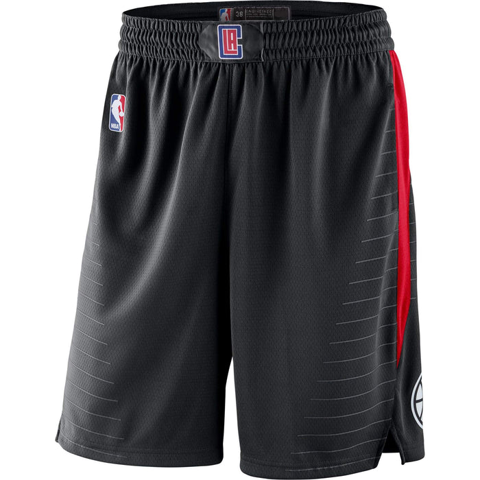 Los Angeles Clippers Youth 8-20 Official Swingman Dri-Tek Performance Shorts (Los Angeles Clippers Black Statement Edition Shorts, 8)