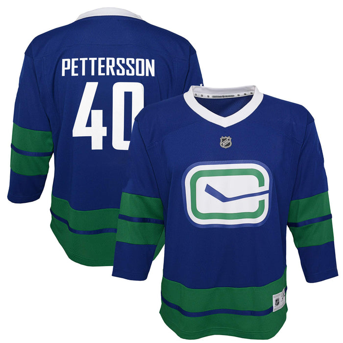 Outerstuff Elias Pettersson Vancouver Canucks Blue #40 Toddler Alternate Replica Jersey (2T-4T)