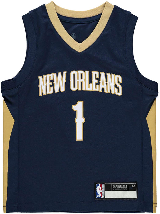 NBA Kids 4-7 Official Name and Number Replica Home Alternate Road Player Jersey (4, Donovan Mitchell Utah Jazz Navy)