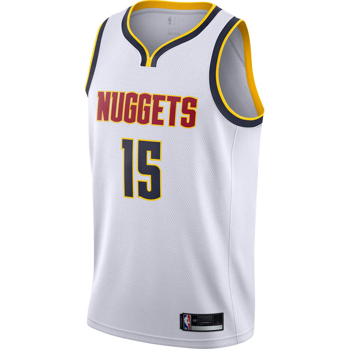 Nikola Jokic Denver Nuggets #15 Official Youth 8-20 Swingman Jersey (Small 8, Nikola Jokic Denver Nuggets White Association Edition)