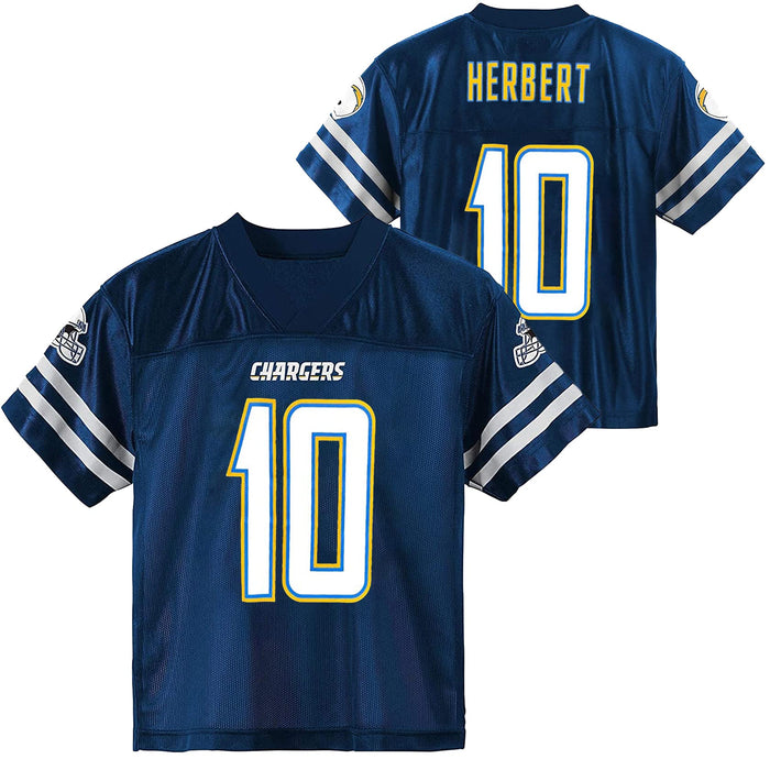 Outerstuff Justin Herbert Los Angeles Chargers #10 Navy Infants Toddler Home Player Jersey (18 Months)