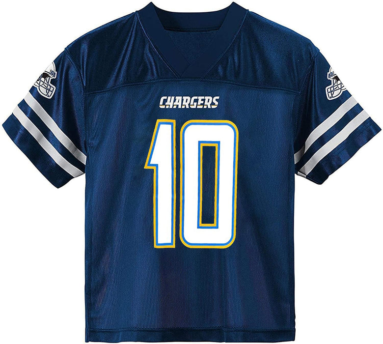 Outerstuff Justin Herbert Los Angeles Chargers #10 Navy Infants Toddler Home Player Jersey (18 Months)