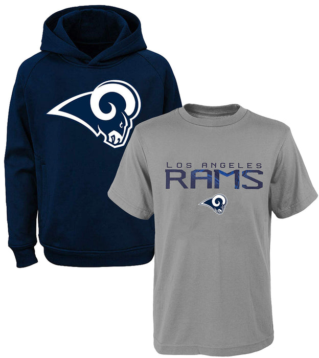 Outerstuff NFL Youth 8-20 Polyester Performance Primary Logo Hoodie & T-Shirt 2 Pack Set