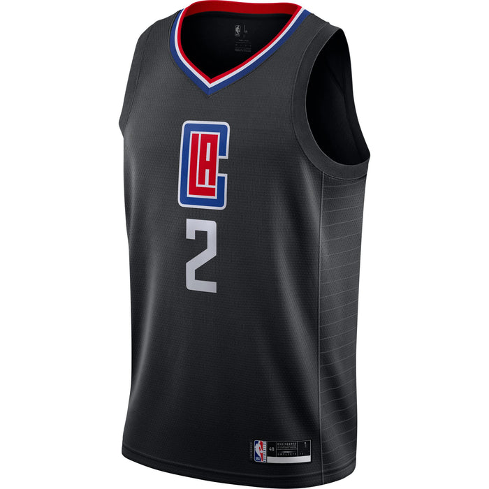 Outerstuff Kawhi Leonard Los Angeles Clippers #2 Youth 8-20 Black Statement Edition Swingman Jersey (8)