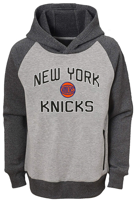 Outerstuff NBA Kids 4-7 Foundation Raglan Pullover Hoodie - New York Knicks - Kids 4