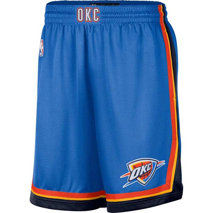 Oklahoma City Thunder Youth 8-20 Official Swingman Performance Shorts (Youth - Small, Oklahoma City Thunder Aqua City Edition Shorts)