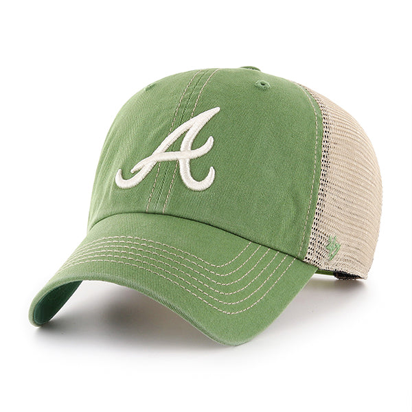 47 Brand MLB Trawler Clean Up Hat Atlanta Braves Green