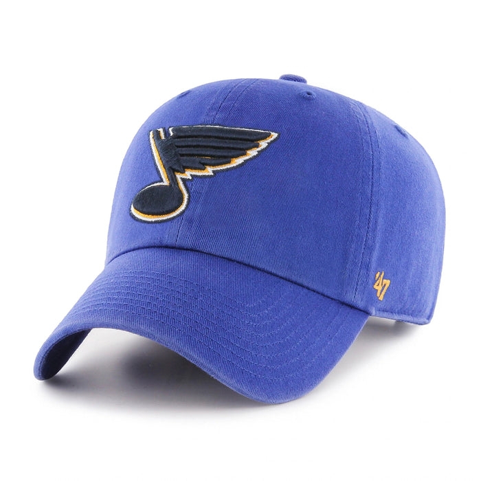St. Louis Blues '47 Primary Logo Clean Up Adjustable Hat - Navy