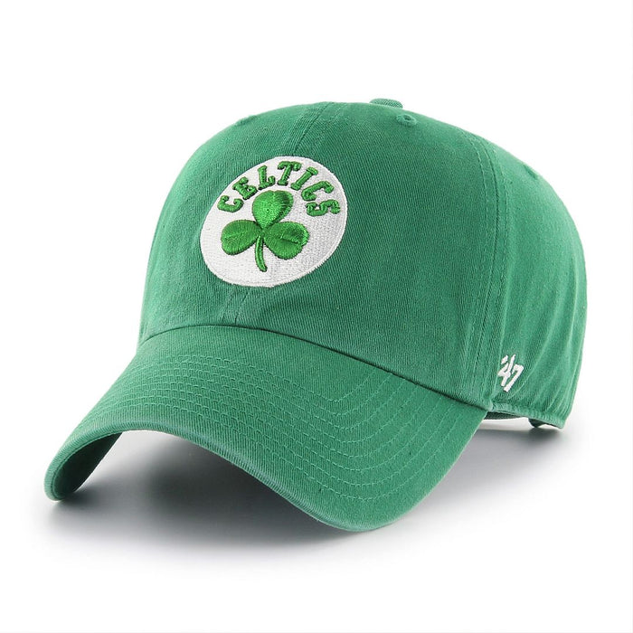 47 Brand NBA Clean Up Hat Boston Celtics Green