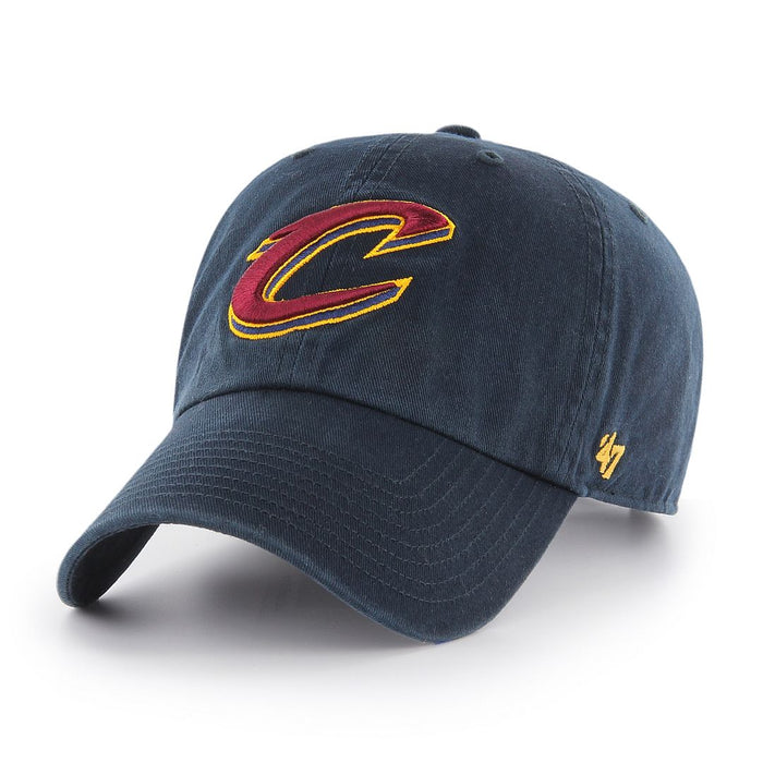 47 Brand NBA Clean Up Hat Cleveland Cavaliers Navy