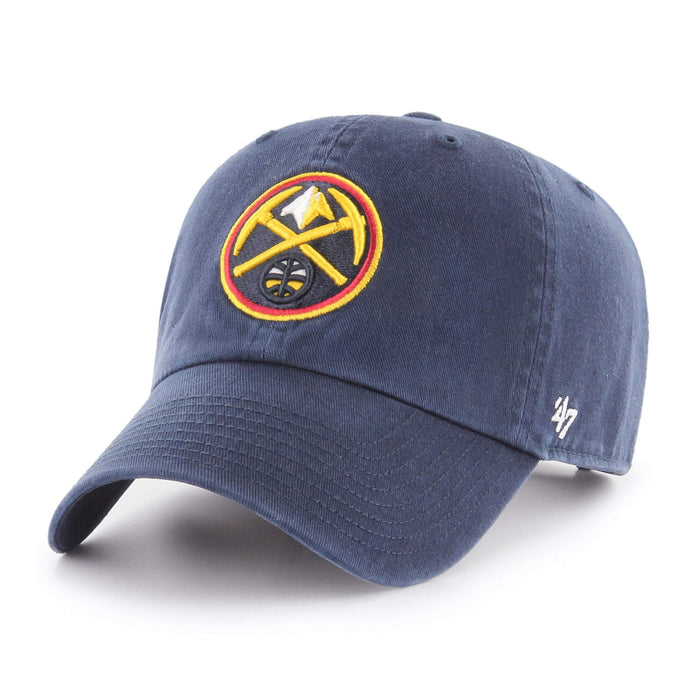 47 Brand NBA Clean Up Hat Denver Nuggets Navy